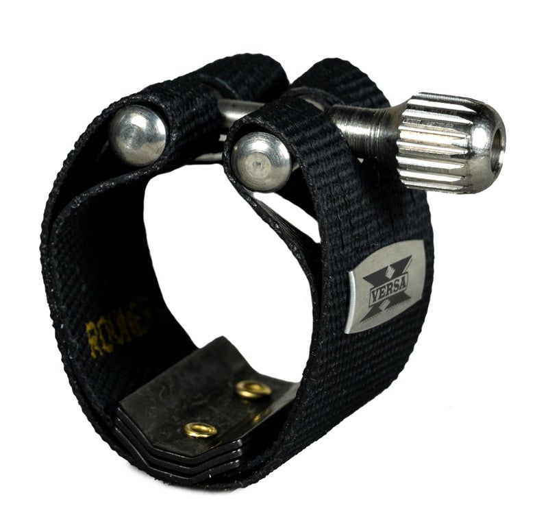 Rovner Ligature & Plastic Cap for Bass Clarinet - Versa X Ligature for Hard Rubber Mouthpiece (X-3RL) - Image 1